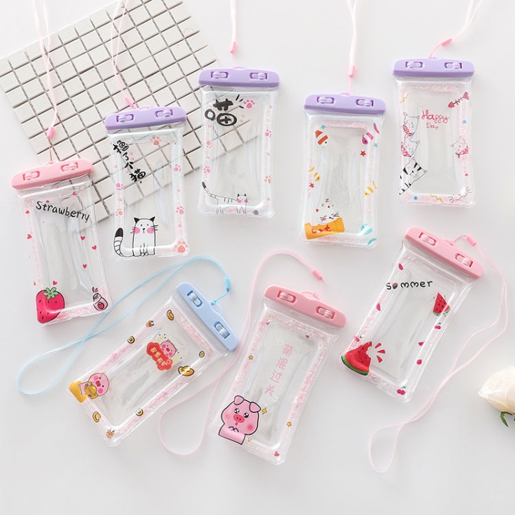 Cartoon Transparent Swimming Inflatable Air Bag Floating Mobile Phone Waterproof Bag, Random Color Delivery - free shipping - PMc TechLife - Order now!