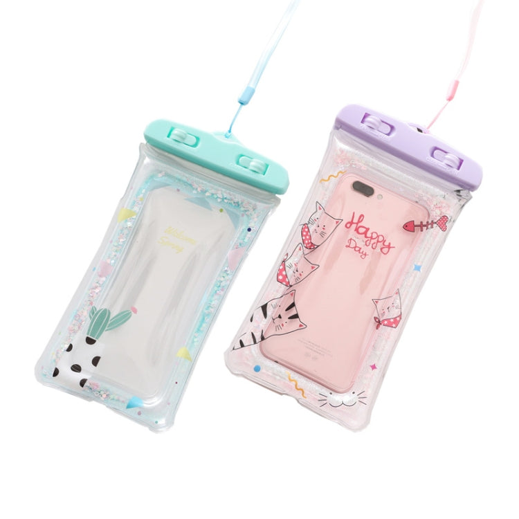 Cartoon Transparent Swimming Inflatable Air Bag Floating Mobile Phone Waterproof Bag, Random Color Delivery - free shipping - PMc TechLife - Order now!