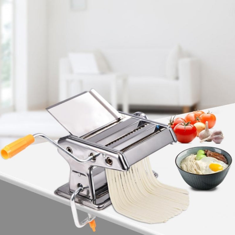 Household Stainless Steel Pasta Making Machine Manual Noodle Maker Spaghetti Hand Cutter - Cutter & Peeler by PMC TechLife | Online Shopping South Africa | PMC TechLife | Buy Now Pay Later Mobicred