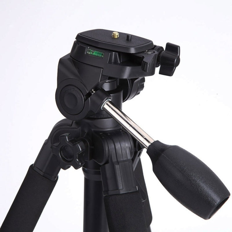 Q111 4-Section Folding Legs Live Broadcast Aluminum Alloy Tripod Mount with Three-dimensional Damping Tripod Heads(Red) - Tripods by PMC TechLife | Online Shopping South Africa | PMC TechLife | Buy Now Pay Later Mobicred