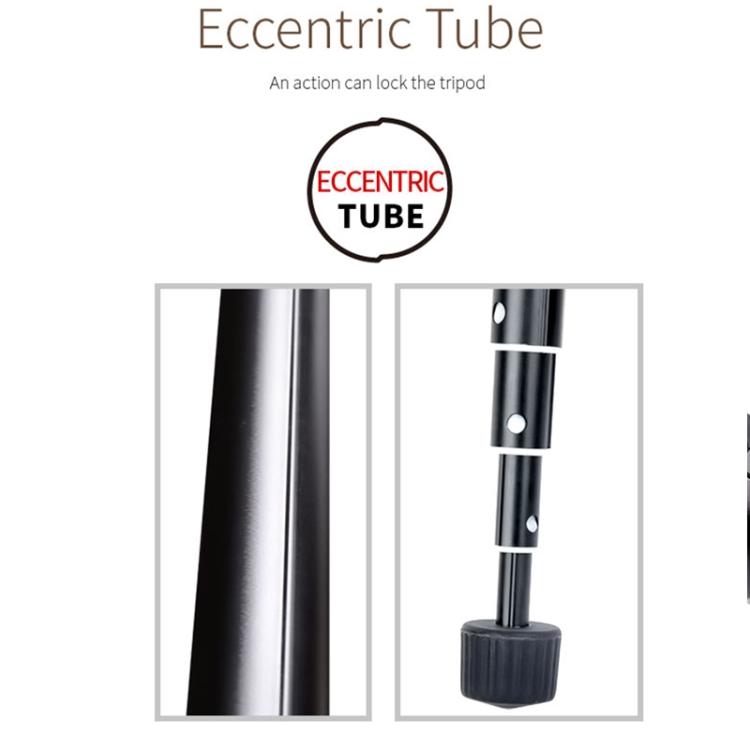 Xiletu FM5S-MINI 5-Section Folding Legs Mini Desktop Tripod Mount(Titanium) - free shipping - PMC TechLife - Order now!