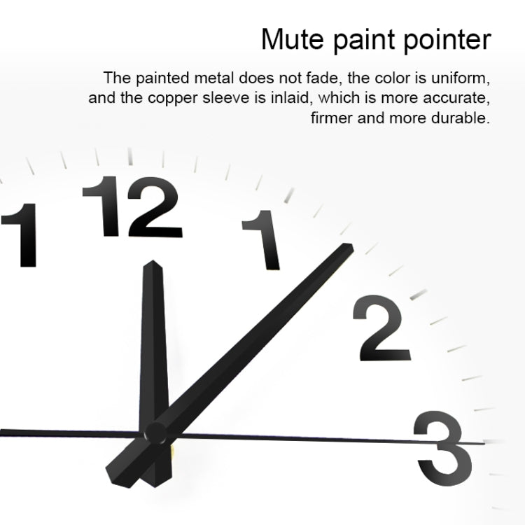 Smart Network Automatic Time Synchronization Wifi Wall Clock Modern Minimalist Silent Living Room Clock, Size:16 inch(Silver) - Wall Clock by PMC TechLife | Online Shopping South Africa | PMC TechLife