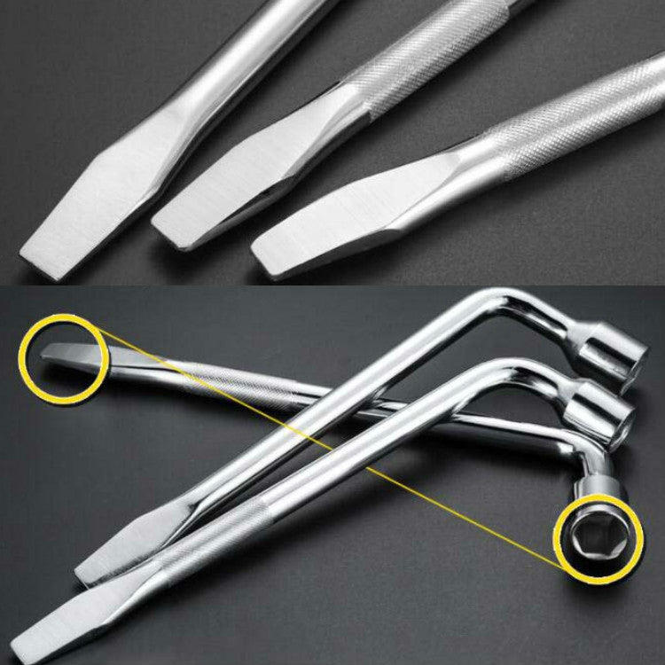 L-Type Car Tire Removal Tool Tire Wrench Socket Wrench, Specification: 19mm - Hand Tool Sets by PMC TechLife | Online Shopping South Africa | PMC TechLife | Buy Now Pay Later Mobicred