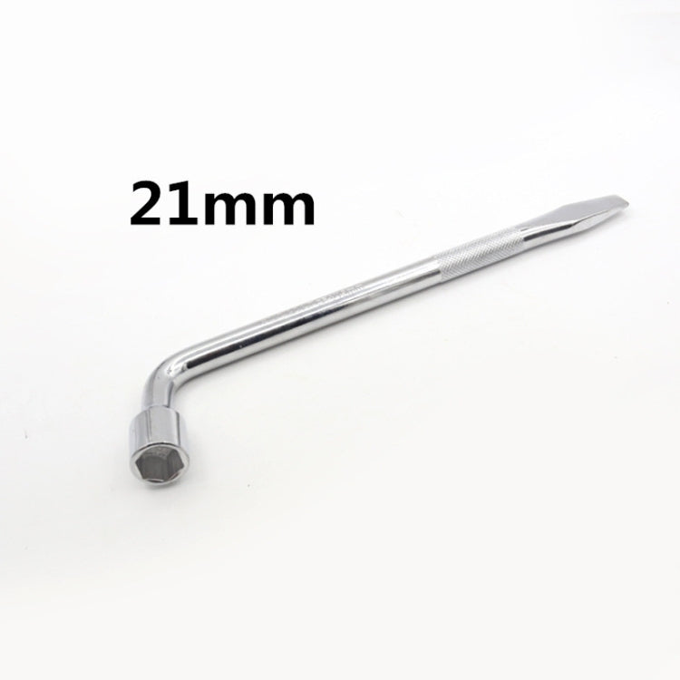 L-Type Car Tire Removal Tool Tire Wrench Socket Wrench, Specification: 21mm - Hand Tool Sets by PMC TechLife | Online Shopping South Africa | PMC TechLife | Buy Now Pay Later Mobicred