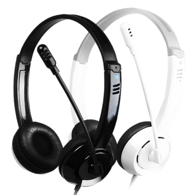 DANYIN DT326 Head-mounted Desktop Computer Children Learning Wire Headset with Microphone, Cable Length:1.8m, Style:Single Hole Four-level(White) - free shipping - PMC TechLife - Order now!