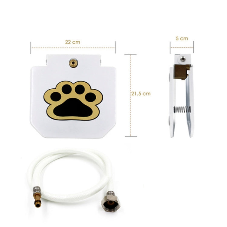 Pet Smart Fountain Automatic Drinking Fountain, Specification: Plastic Steel White Paint, Plug Specifications:US Plug - Drinking Fountain by PMC Jewellery | Online Shopping South Africa | PMC Jewellery