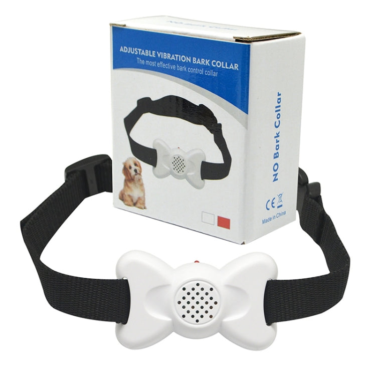 Automatic Voice Control Bark Arrester Collar Pet Supplies Trainer(White) - Training Aids by PMC TechLife | Online Shopping South Africa | PMC TechLife | Buy Now Pay Later Mobicred