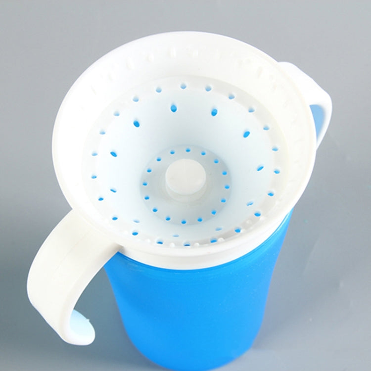 360 Degrees Rotated Baby Learning Drinking Cup With Double Handle Flip(Pink) - Cups & Silicone Nipple by PMC TechLife | Online Shopping South Africa | PMC TechLife | Buy Now Pay Later Mobicred
