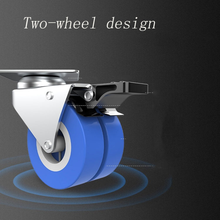 Double Tubes 4 Wheels + 8 Legs Adjustable Stainless Steel Refrigerator Bracket Washing Machine Base Bracket - free shipping - PMC TechLife - Order now!