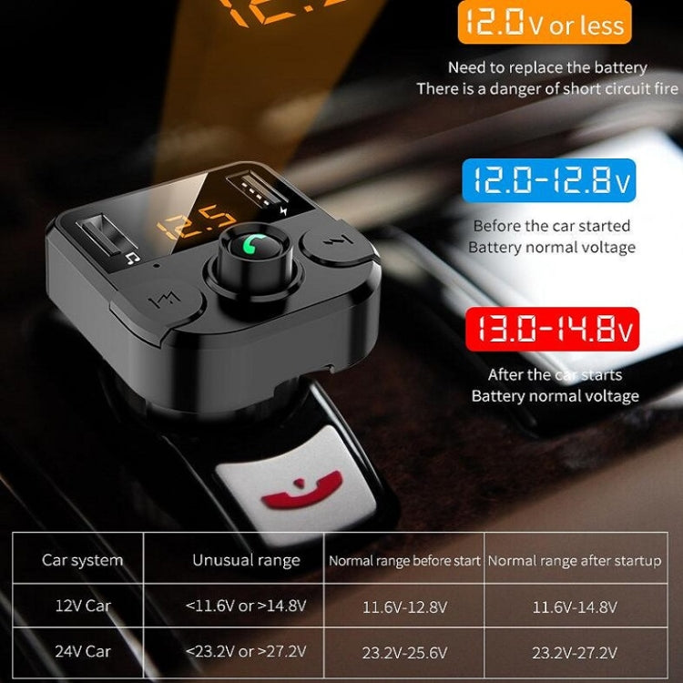 BT36B Car Bluetooth MP3 Music Player Car FM Transmitter Phone Hands-Free(Black Standard) - free shipping - PMC Jewellery - Order now!