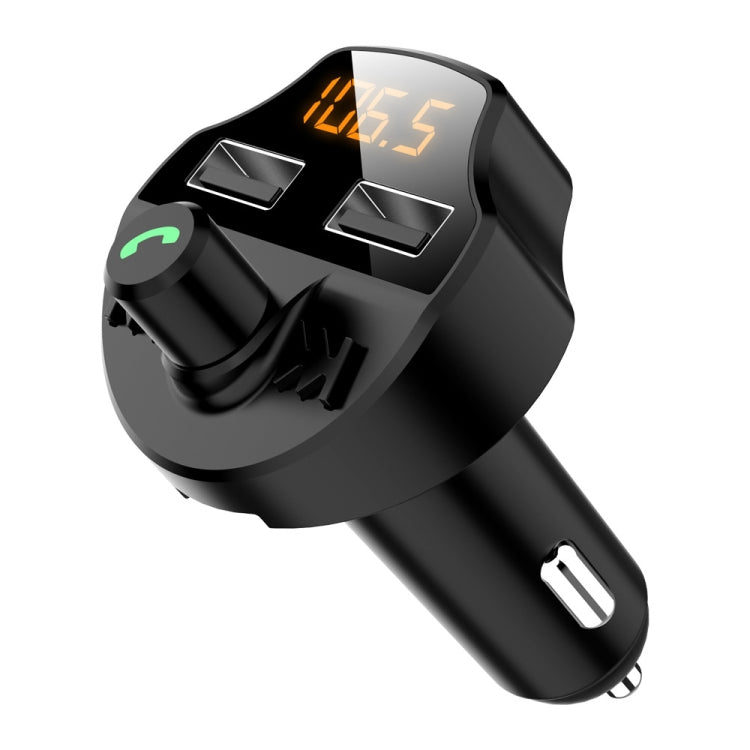 T66 Car Bluetooth Car Charger Cigarette Lighter MP3 Player Hands-Free Car FM Transmitter - Bluetooth Car Kits by PMC Jewellery | Online Shopping South Africa | PMC Jewellery | Buy Now Pay Later Mobicred