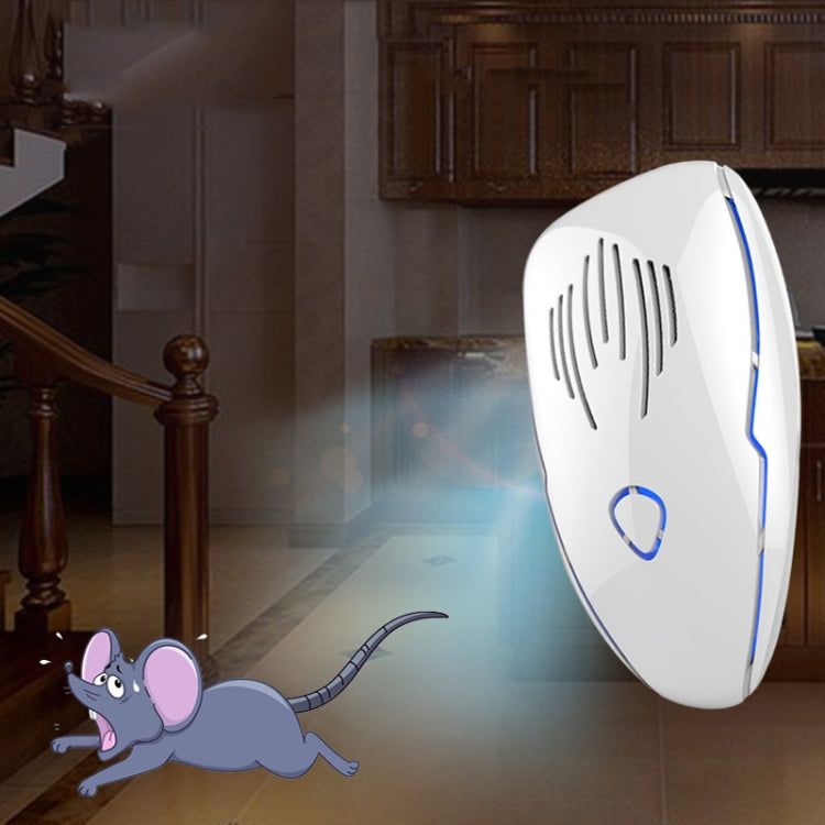 DC-9015 Household Energy-saving Multi-function Variable Frequency Ultrasonic Electronic Mouse and Mosquito Repellent, Style:UK Plug(White) - Repellents by PMC TechLife | Online Shopping South Africa | PMC TechLife | Buy Now Pay Later Mobicred