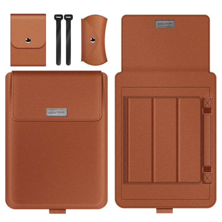 A2 4 in 1 Computer Bracket Liner Bag Storage Bag, Size:13/14 inch(Brown) - 14.1 inch by PMC TechLife | Online Shopping South Africa | PMC TechLife | Buy Now Pay Later Mobicred