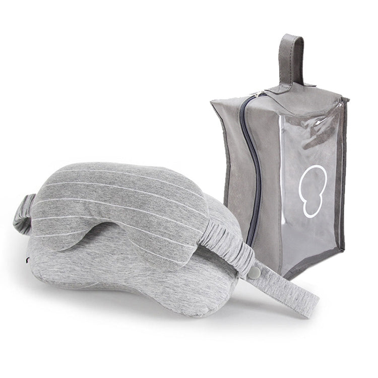 Business Travel Portable Pillow Eye Protection(Light Grey) - Cushions & Pillows by PMC TechLife | Online Shopping South Africa | PMC TechLife | Buy Now Pay Later Mobicred