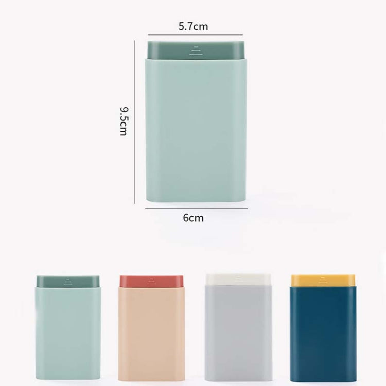 3 PCS Portable Sealed Pill Storage Box Divided Into Compartments Portable Mini Pill Box(Blue) - free shipping - PMC TechLife - Order now!