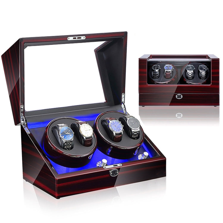 Electric Motor Rotating Watch Box Automatic Mechanical Watch Shaker, US / EU / UK Plug(Ebony) - free shipping - PMC TechLife - Order now!