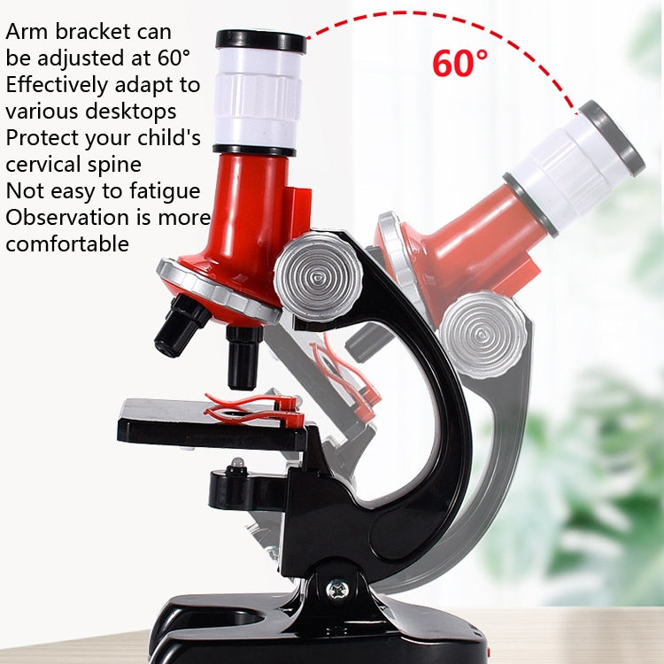 HD 1200 Times Microscope Toys Primary School Biological Science Experiment Equipment Children Educational Toys(Red) - Digital Microscope by PMC Jewellery | Online Shopping South Africa | PMC Jewellery | Buy Now Pay Later Mobicred