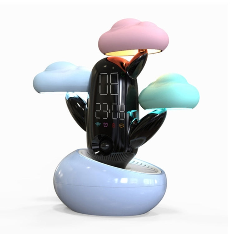 Cloud Weather Time Light Multifunctional Smart Induction Child Wake Up Alarm Clock(Blue) - Novelty Clock by PMc TechLife | Online Shopping South Africa | PMc TechLife | Buy Now Pay Later Mobicred