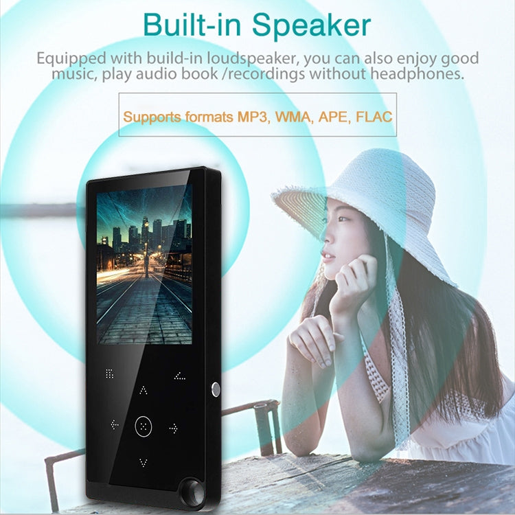 E05 2.4 inch Touch-Button MP4 / MP3 Lossless Music Player, Support E-Book / Alarm Clock / Timer Shutdown, Memory Capacity: 16GB Bluetooth Version(Silver Grey) - free shipping - PMC Jewellery - Order now!