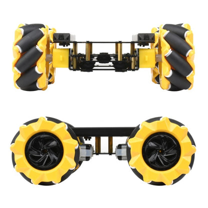 Waveshare Smart Mobile Robot Chassis Kit, Chassis:With Shock-absorbing(Mecanum Wheels) - Robotics Accessories by Waveshare | Online Shopping South Africa | PMC Jewellery | Buy Now Pay Later Mobicred