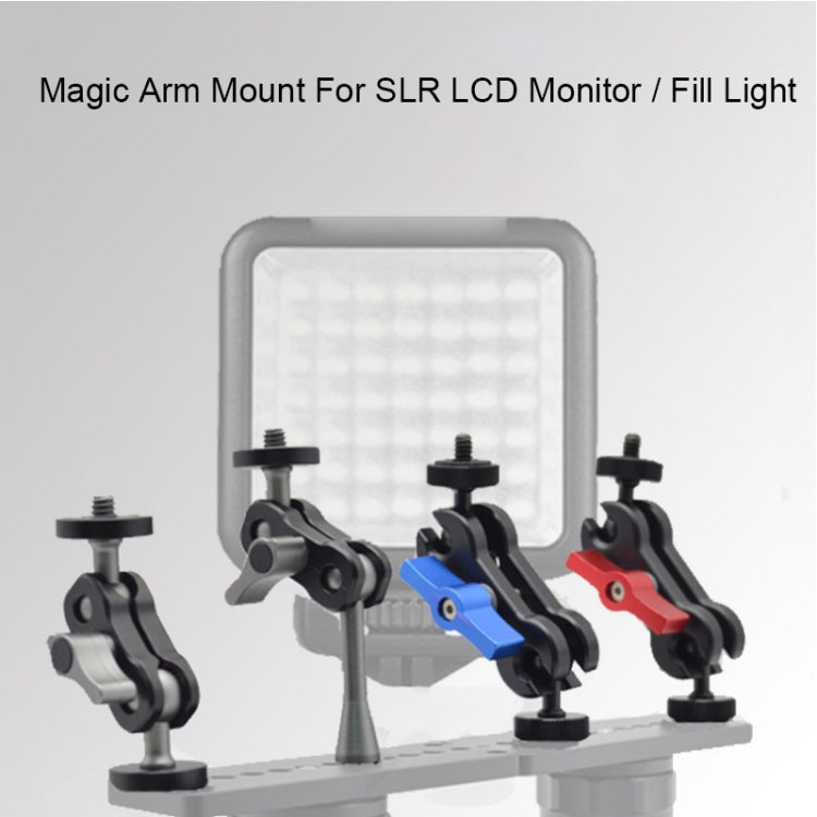 MA-100R Red YJ Magic Arm Bracket Mount 1/4 inch Ball Head Magic Arm - Camera Gimbal by PMC TechLife | Online Shopping South Africa | PMC TechLife