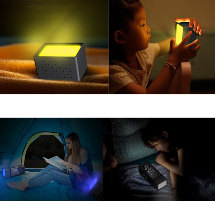 TS-P30 Multifunctional Night Light Alarm Digital Clock with FM Radio & Temperature / Humidity Display & IR Sensor Function(Pink) - Alarm Clocks by PMc TechLife | Online Shopping South Africa | PMc TechLife | Buy Now Pay Later Mobicred