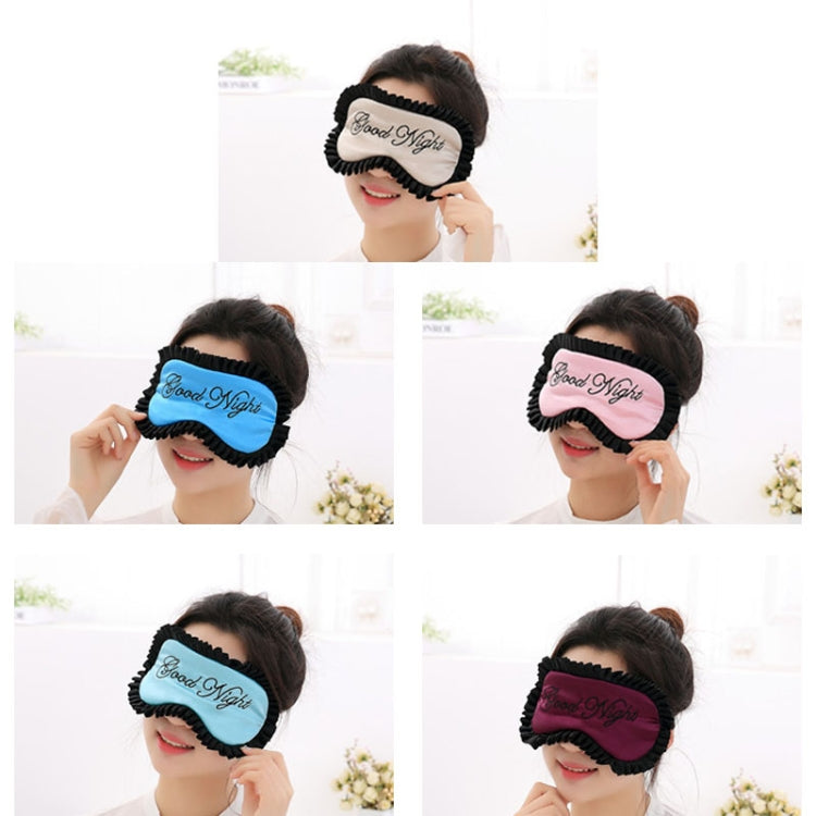 Comfortable Imitation Silk Satin Personalized Travel Sleep Mask Eye Cover(Green) - free shipping - PMC TechLife - Order now!