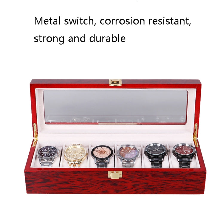 Wooden Baking Paint Watch Box Jewelry Storage Display Box(12-bit Paint) - free shipping - PMc TechLife - Order now!