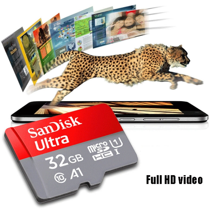 SanDisk A1 Monitoring Recorder SD Card High Speed Mobile Phone TF Card Memory Card, Capacity: 256GB-100M/S - Micro SD Card by SanDisk | Online Shopping South Africa | PMC Jewellery | Buy Now Pay Later Mobicred