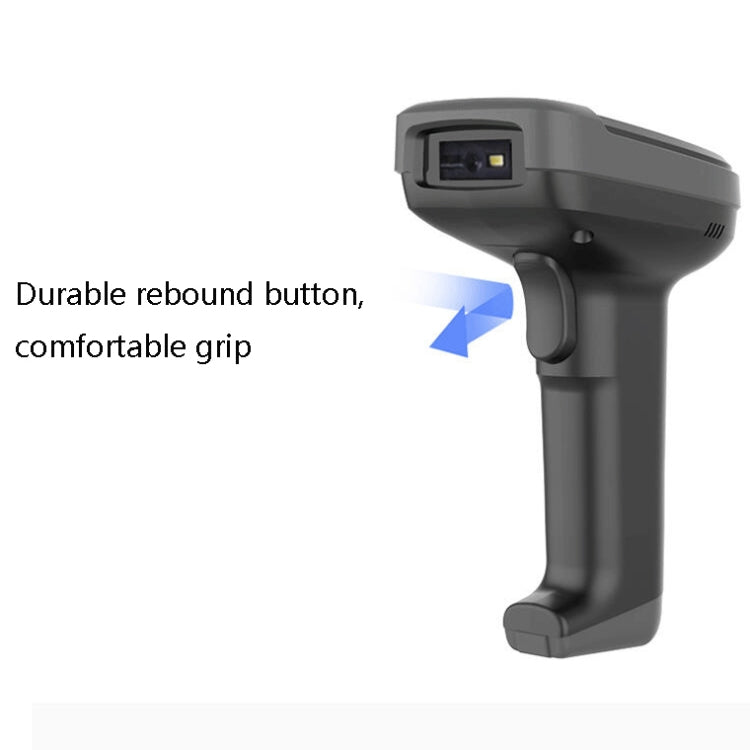 Deli 14952 Supermarket Cashier One-Dimensional QR Code Scanning Gun, Model: Black Wired - free shipping - PMC Jewellery - Order now!