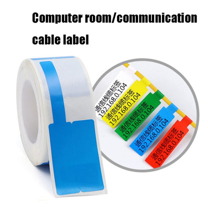 Printing Paper Cable Label For NIIMBOT B50 Labeling Machine(03F-Blue) - Printer Accessories by NIIMBOT | Online Shopping South Africa | PMC Jewellery | Buy Now Pay Later Mobicred