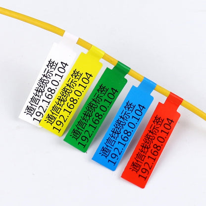 Printing Paper Cable Label For NIIMBOT B50 Labeling Machine(02T-Yellow) - Printer Accessories by NIIMBOT | Online Shopping South Africa | PMC Jewellery | Buy Now Pay Later Mobicred