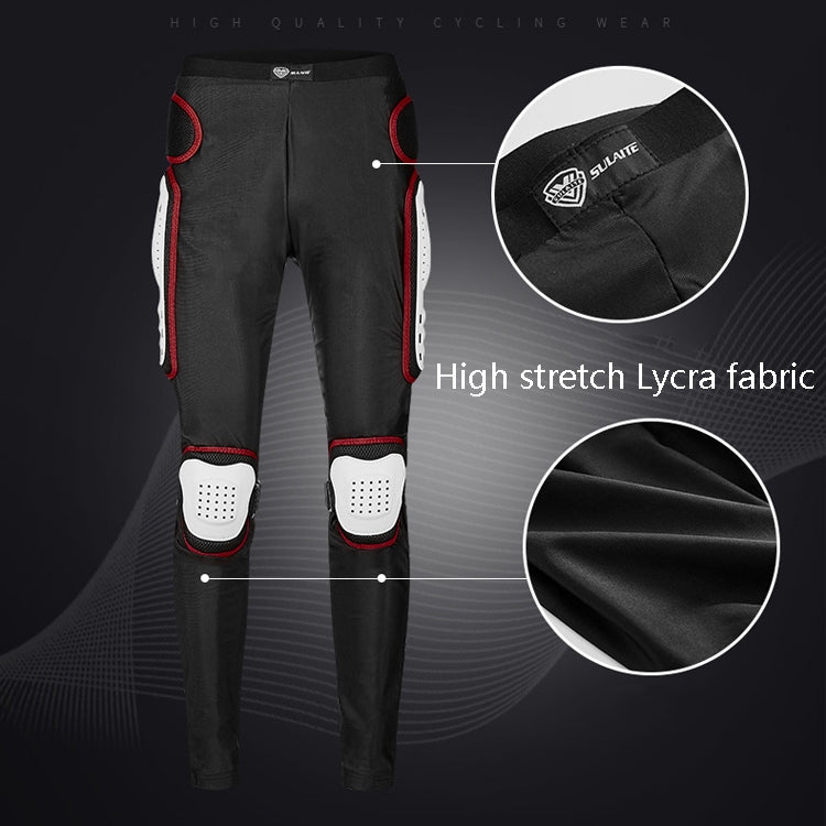 SULAITE Motorcycle Cross-Country Riding Trousers Protective Hip Pants, Specification: L(Red) - Protective Gear by SULAITE | Online Shopping South Africa | PMC Jewellery | Buy Now Pay Later Mobicred