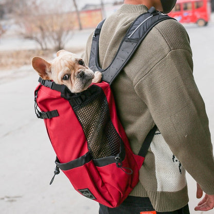 Ventilated And Breathable Washable Pet Portable Backpack, Size: L(Light Grey) - Pet Bags by PMC Jewellery | Online Shopping South Africa | PMC Jewellery