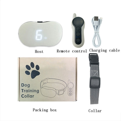 Remote Control Dog Training Device Bark Stopper Rechargeable Collar Waterproof Electric Shock Vibration Trainer, Specification: One for One - Training Aids by PMC Jewellery | Online Shopping South Africa | PMC Jewellery | Buy Now Pay Later Mobicred