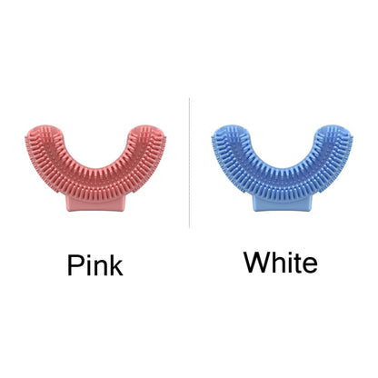 Silicone U-Shaped Replaceable Brush Head 2-8 Years Old Oral Electric Toothbrush Head(Pink) - Replacement Brush Heads by PMC Jewellery | Online Shopping South Africa | PMC Jewellery | Buy Now Pay Later Mobicred