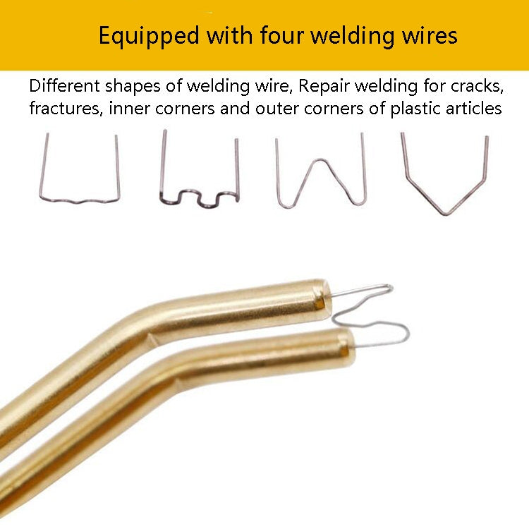 H50 Car Bumper Crack Repair Welding Machine Plastic Welding Nail Artifact, EU Plug(Red) - Hand Tool Sets by PMC TechLife | Online Shopping South Africa | PMC TechLife | Buy Now Pay Later Mobicred