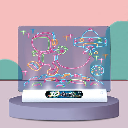 3D Fluorescent Drawing Board Magic Luminous Three-Dimensional Writing Board Graffiti Board Lighting Puzzle Children Drawing Board,Style: Medium  Drawing Board (Space Version) -  by PMC Jewellery | Online Shopping South Africa | PMC Jewellery | Buy Now Pay Later Mobicred