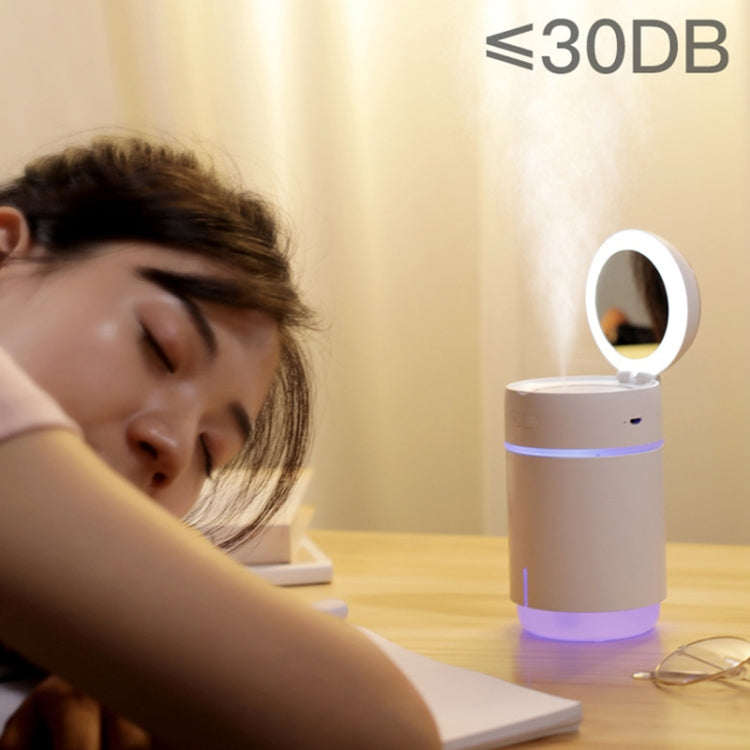 K005 Portable Hydrating LED Fill Light Makeup Mirror USB Mini Humidifier(Pink) - free shipping - PMC TechLife - Order now!