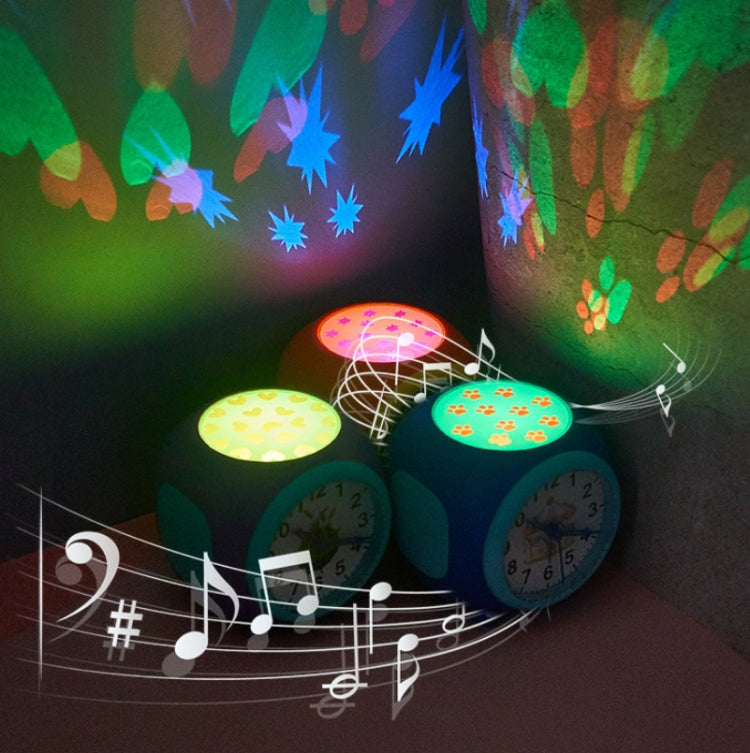 Children Romantic Starry Sky Projection Music Pointer Alarm Clock(Blue) - Novelty Clock by PMc TechLife | Online Shopping South Africa | PMc TechLife | Buy Now Pay Later Mobicred