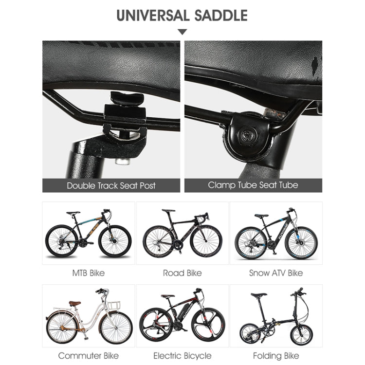 WEST BIKING YP0801086 Silicone Thickened Soft And Comfortable Bicycle Seat(Black) - free shipping - PMc TechLife - Order now!
