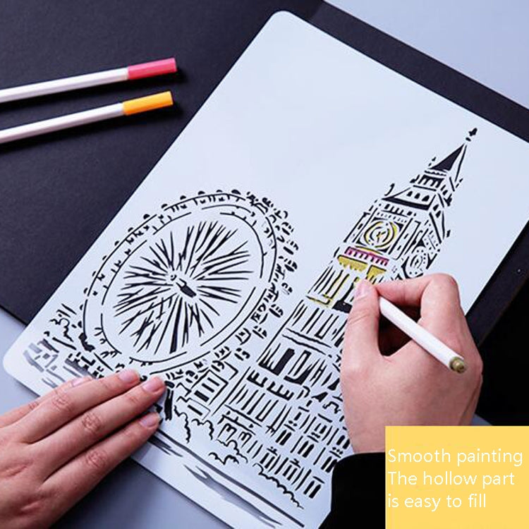 5 Taj Mahal Construction Series Painting Template Theme City A4 Label Template - Art Supplies by PMC TechLife | Online Shopping South Africa | PMC TechLife | Buy Now Pay Later Mobicred