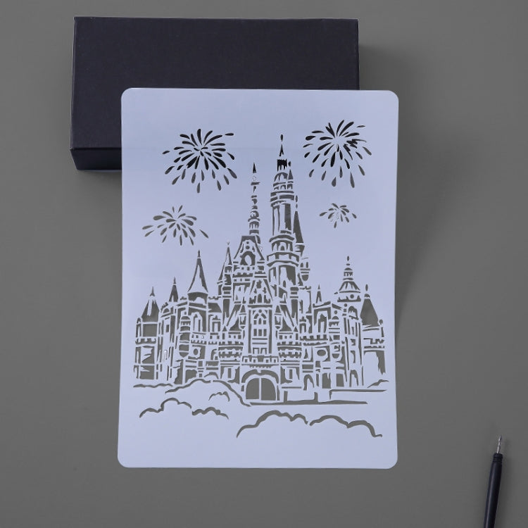 7 Castle Construction Series Painting Template Theme City A4 Label Template - Art Supplies by PMC TechLife | Online Shopping South Africa | PMC TechLife | Buy Now Pay Later Mobicred