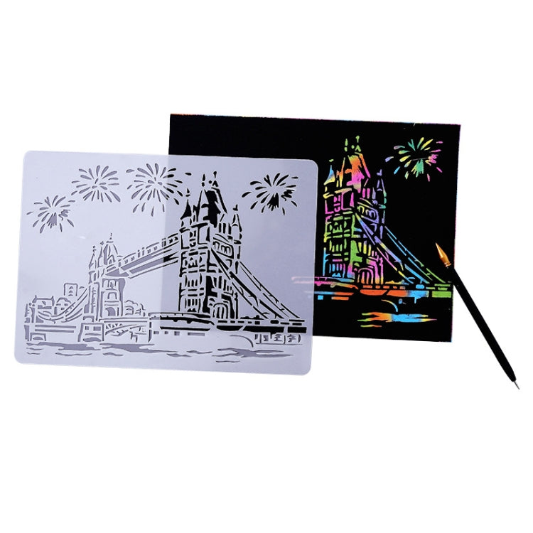 7 Castle Construction Series Painting Template Theme City A4 Label Template - Art Supplies by PMC TechLife | Online Shopping South Africa | PMC TechLife | Buy Now Pay Later Mobicred
