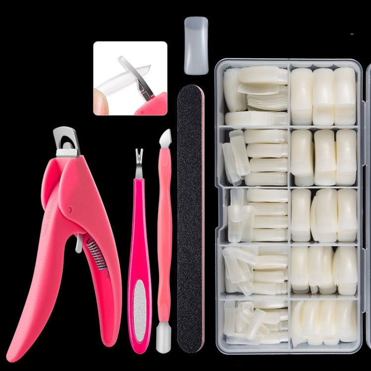 Manicure Tool  Set Fingernails Word Cut Set, Specification: Natural Semi-post - Nail Art Equipment by PMC Jewellery | Online Shopping South Africa | PMC Jewellery | Buy Now Pay Later Mobicred