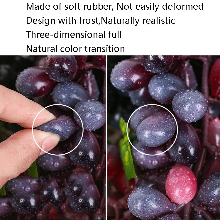 4 Bunches 60 Black Grapes Simulation Fruit Simulation Grapes PVC with Cream Grape Shoot Props - free shipping - PMC TechLife - Order now!