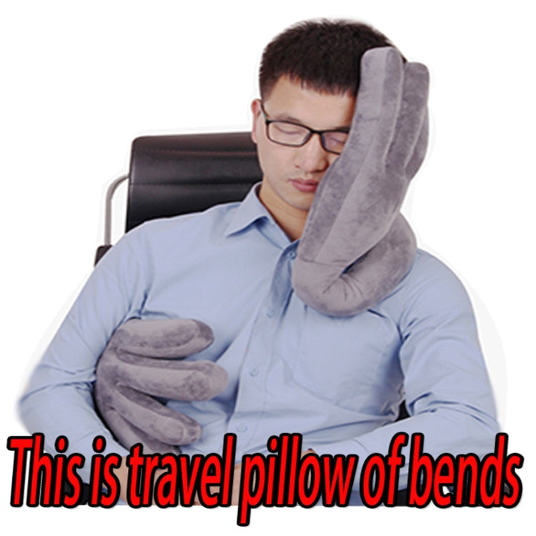 LC-07 Travel Head Pillow Car Headrest Office Lunch Break Pillow(Sky Blue) - free shipping - PMC TechLife - Order now!