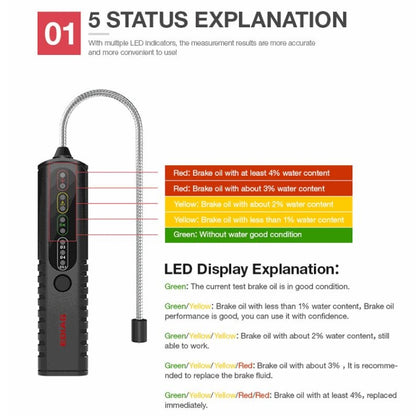 EDIAG BF100 Car Brake Oil Detection Pen Brake Fluid Tester - Electronic Test by PMC Jewellery | Online Shopping South Africa | PMC Jewellery | Buy Now Pay Later Mobicred