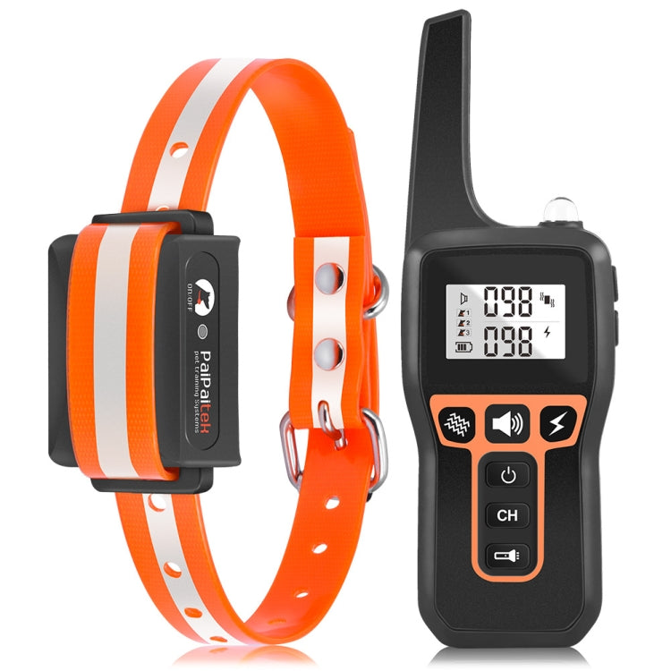 PaiPaitek PD529 Remote Control Dog Training Device Voice Control Anti-Barking Device Dog Training Device(Orange) - free shipping - PMC TechLife - Order now!