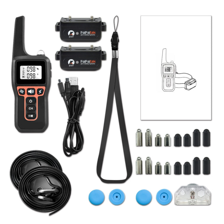 PaiPaitek PD529-2 Remote Training Dog Device Pet Training Supplies Anti-Barking Training Equipment - Training Aids by PaiPaitek | Online Shopping South Africa | PMC Jewellery | Buy Now Pay Later Mobicred